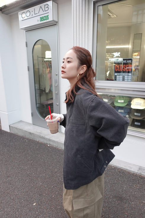 バイカラールーズブルゾン